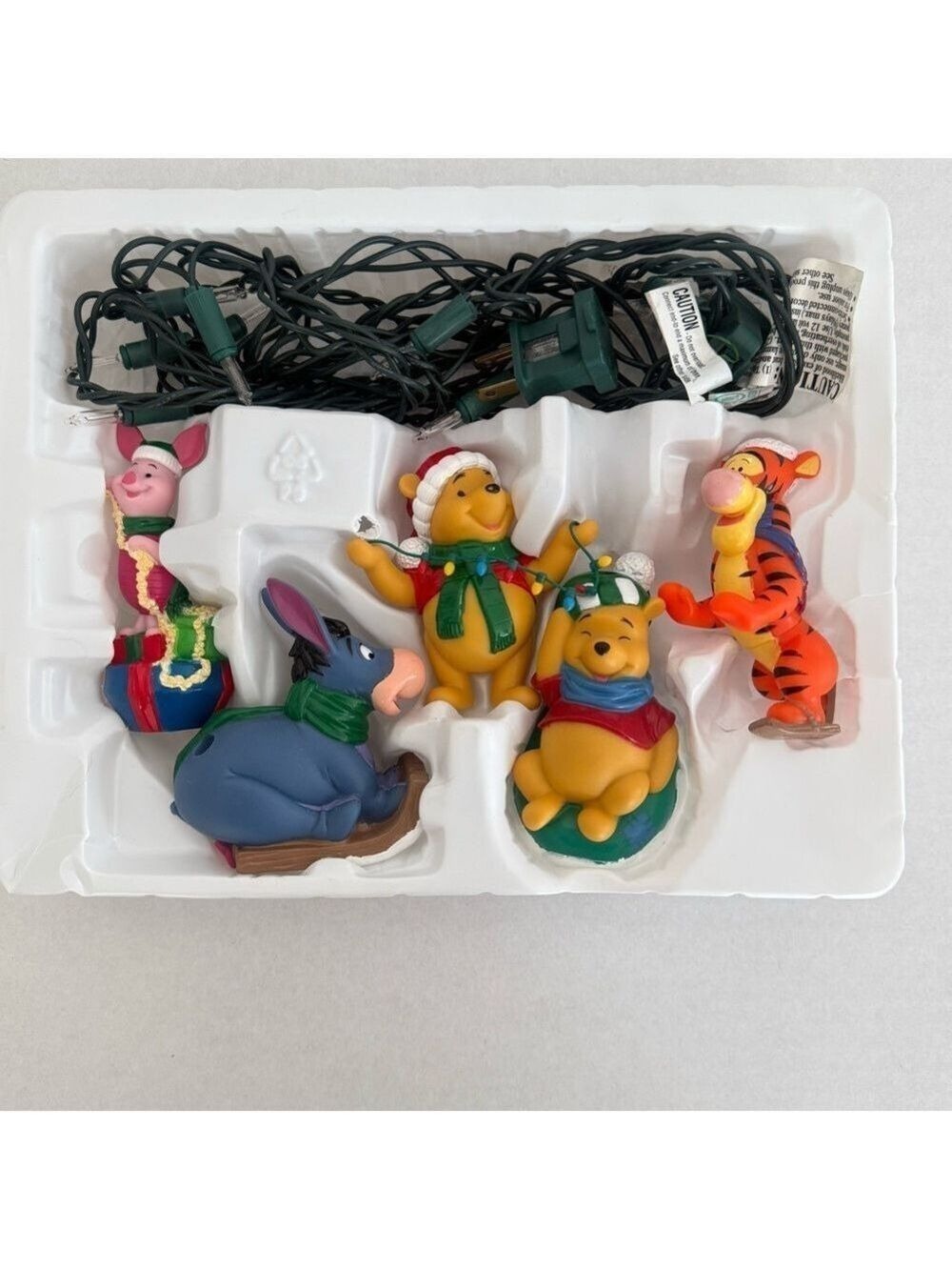 Vintage Disney's Winnie The Pooh EZ Light Tree Trimmer Set Santa Best 2001 - Picture 4 of 16